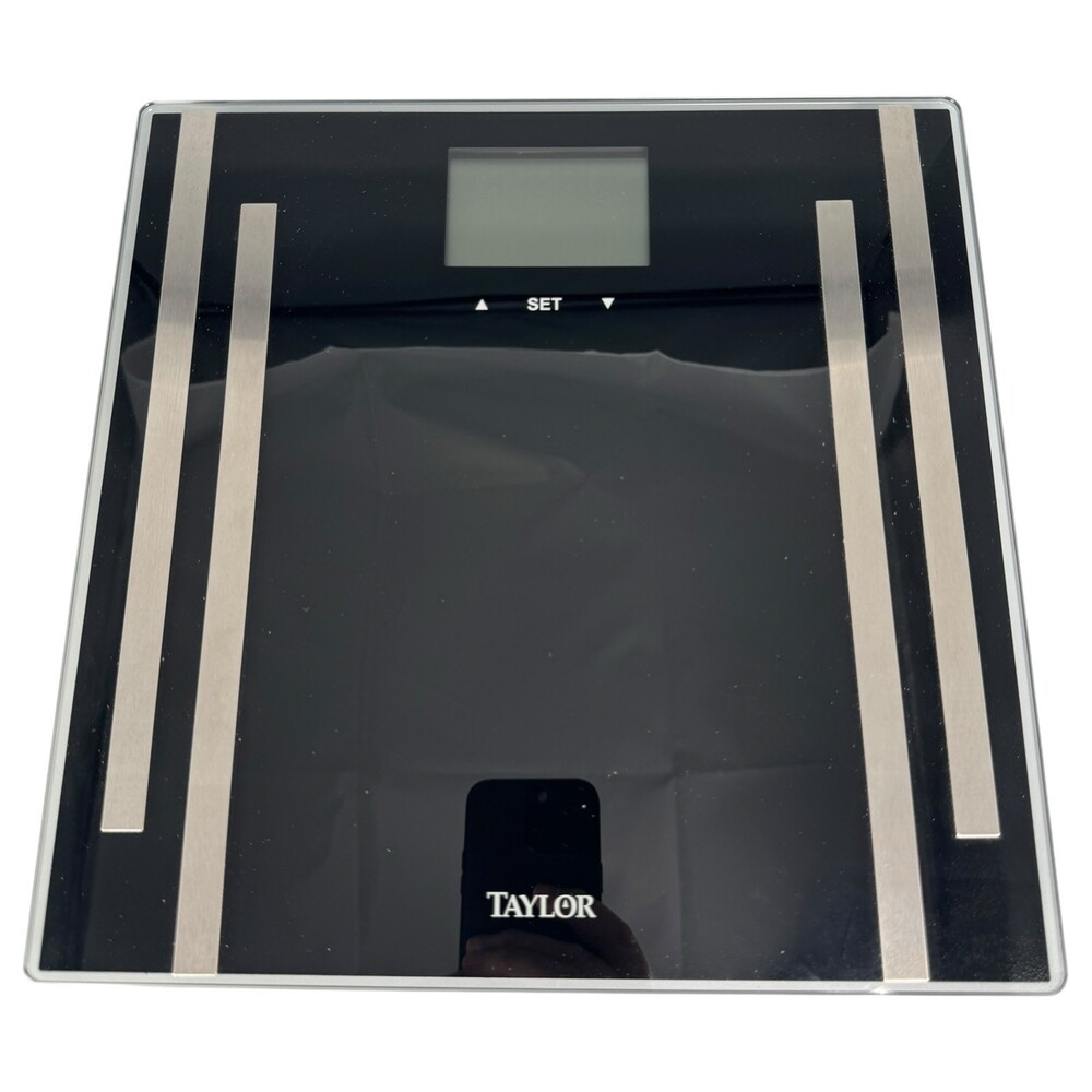 Taylor Smart Bathroom Scale Bluetooth Works w/ Mobile Apps New Batteries Tested